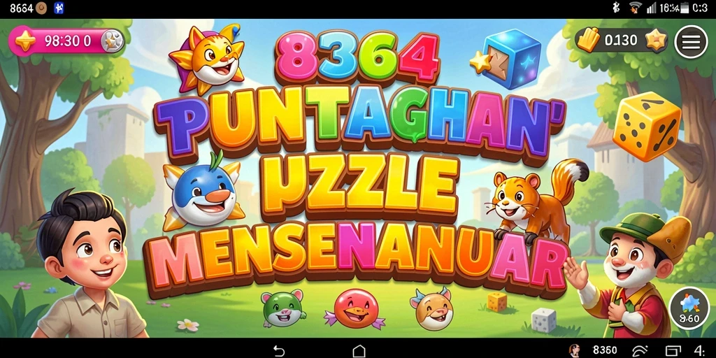 Tampilan gameplay menarik dari 8364 dengan puzzle menantang.