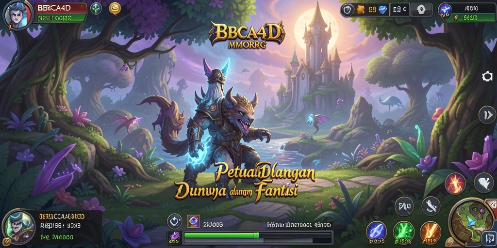 Tampilan gameplay immersive BBCA4D yang menakjubkan dalam dunia MMORPG.