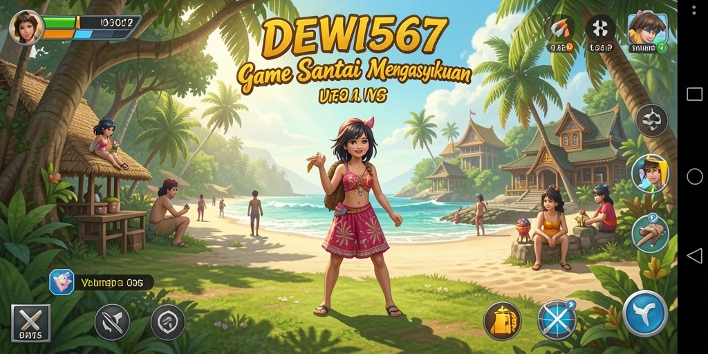 Tampilan gameplay DEWI567 yang seru dan penuh warna.