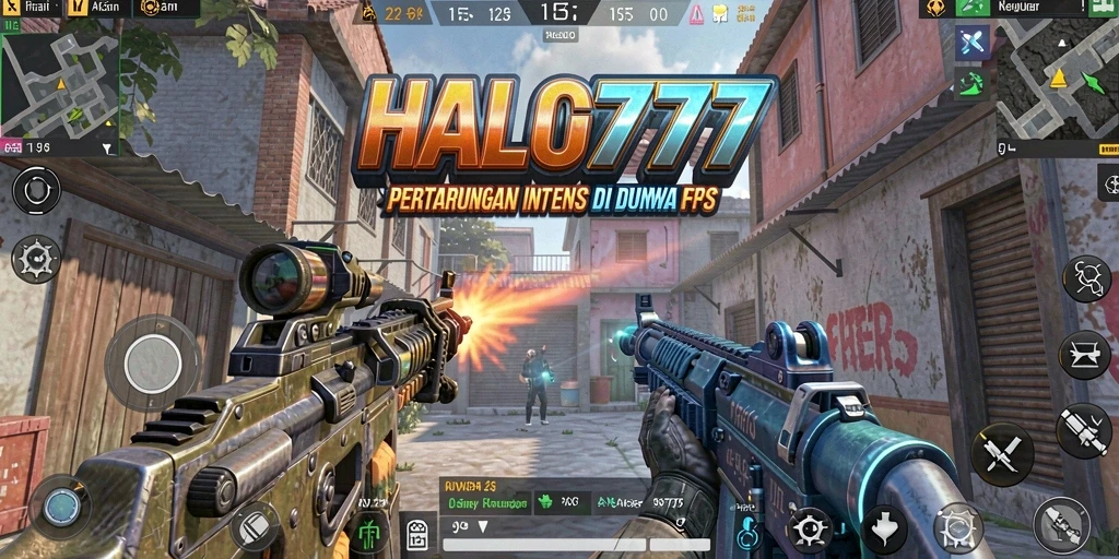 Gameplay HALO777 yang mendebarkan dan penuh aksi FPS.