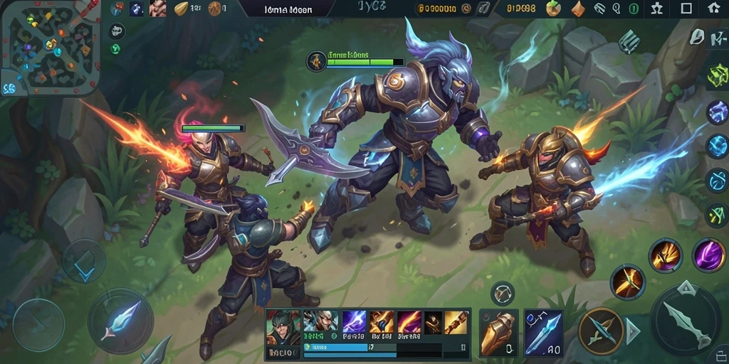 Tampilan gameplay JPS88 dengan karakter beragam bertarung seru.