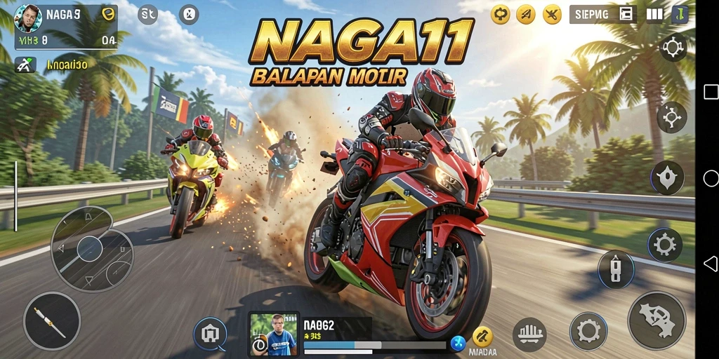 Tangkap momen seru balapan motor di NAGA11.