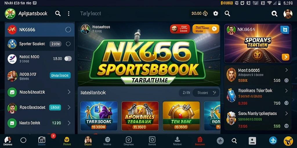 Tampilan gameplay seru dari aplikasi Sportsbook NK666.