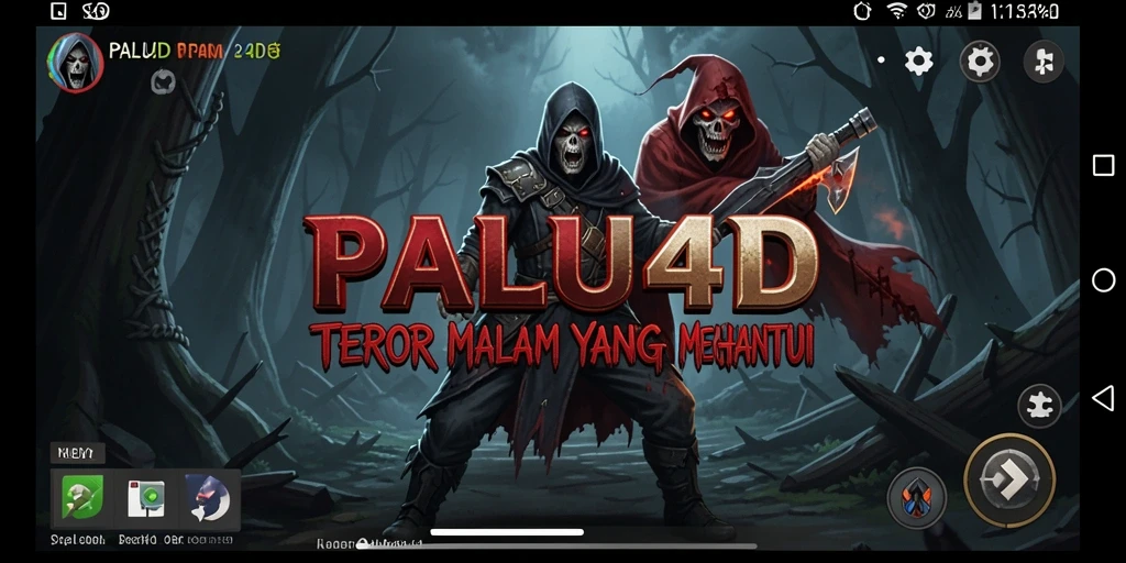 Screenshot gameplay PALU4D menunjukkan suasana Horror yang mencekam.