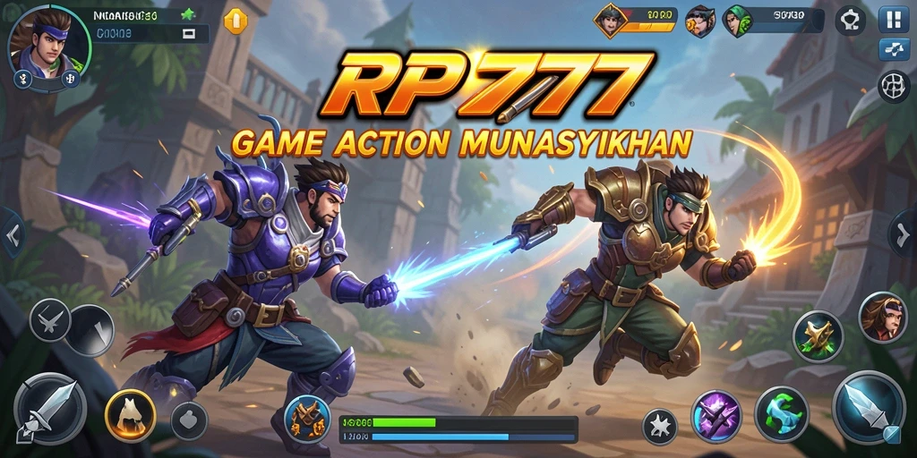Gameplay Action yang mendebarkan di RP777 dengan grafik menawan.