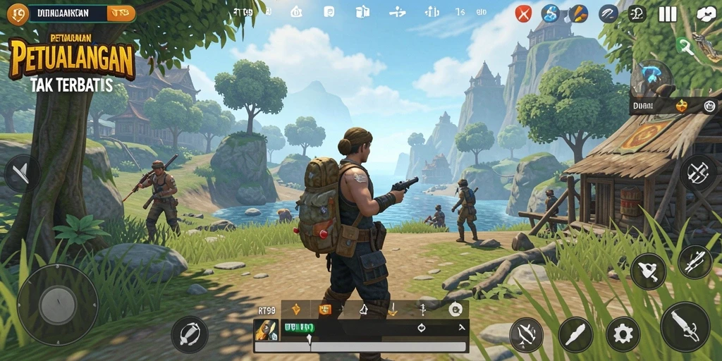 Tampilan menakjubkan dari gameplay dunia terbuka di RT99.
