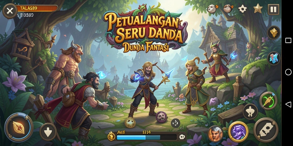 Screenshot utama TALAS89 menampilkan gameplay petualangan yang seru.
