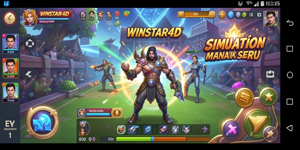 Gameplay seru dan menarik di WINSTAR4D dengan elemen Simulation.
